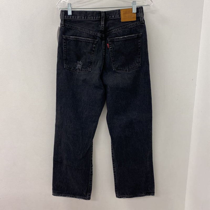 LEVI WOMEN'S JEANS black S/29