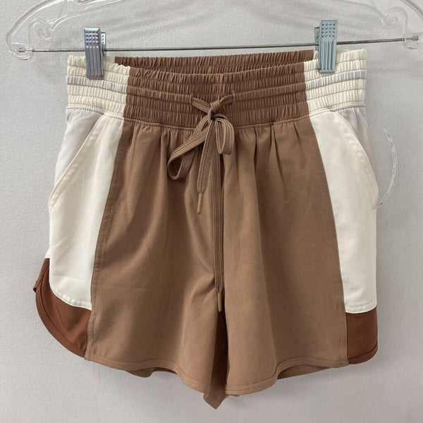 ABERCROMBIE & FITCH WOMEN'S ACTIVE BOTTOM beige brown XS
