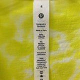 LULULEMON WOMEN'S ACTIVE TOP white yellow 4