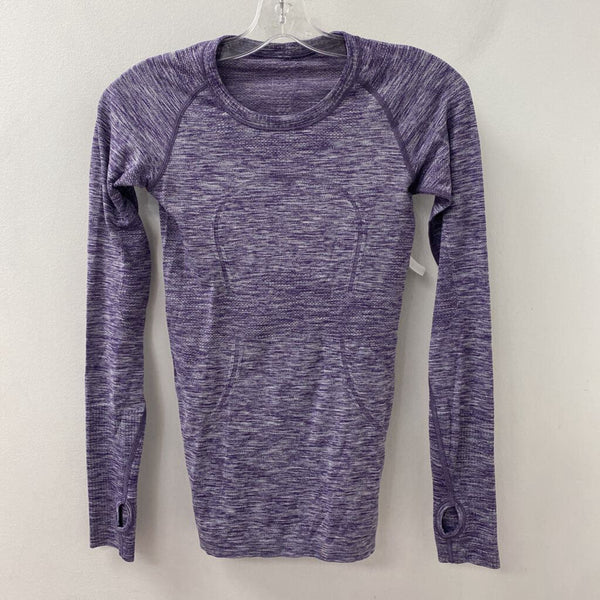 LULULEMON WOMEN'S ACTIVE TOP purple grey 4