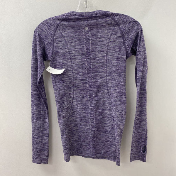 LULULEMON WOMEN'S ACTIVE TOP purple grey 4