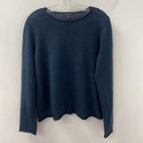 EILEEN FISHER WOMEN'S SWEATER navy S