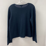 EILEEN FISHER WOMEN'S SWEATER navy S