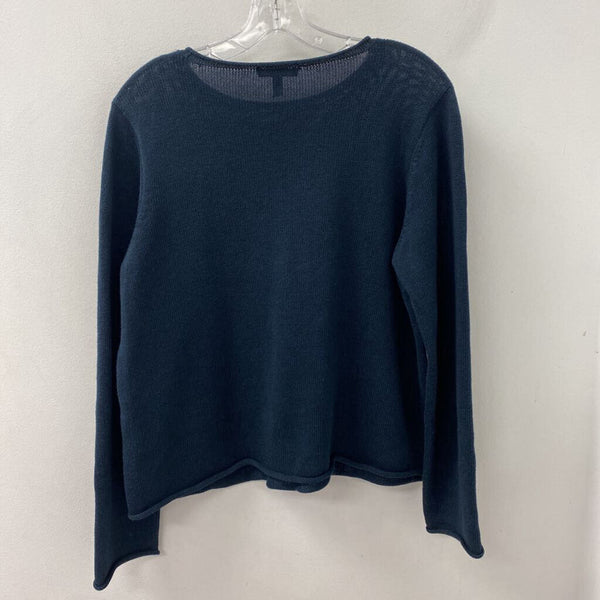EILEEN FISHER WOMEN'S SWEATER navy S