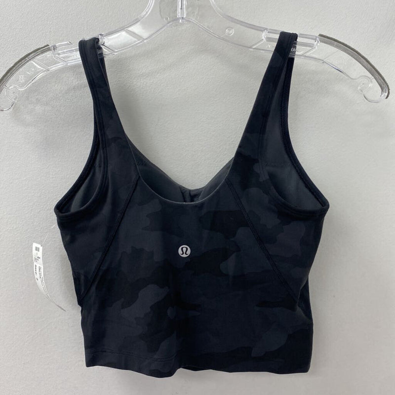 LULULEMON WOMEN'S ACTIVE TOP black grey 2