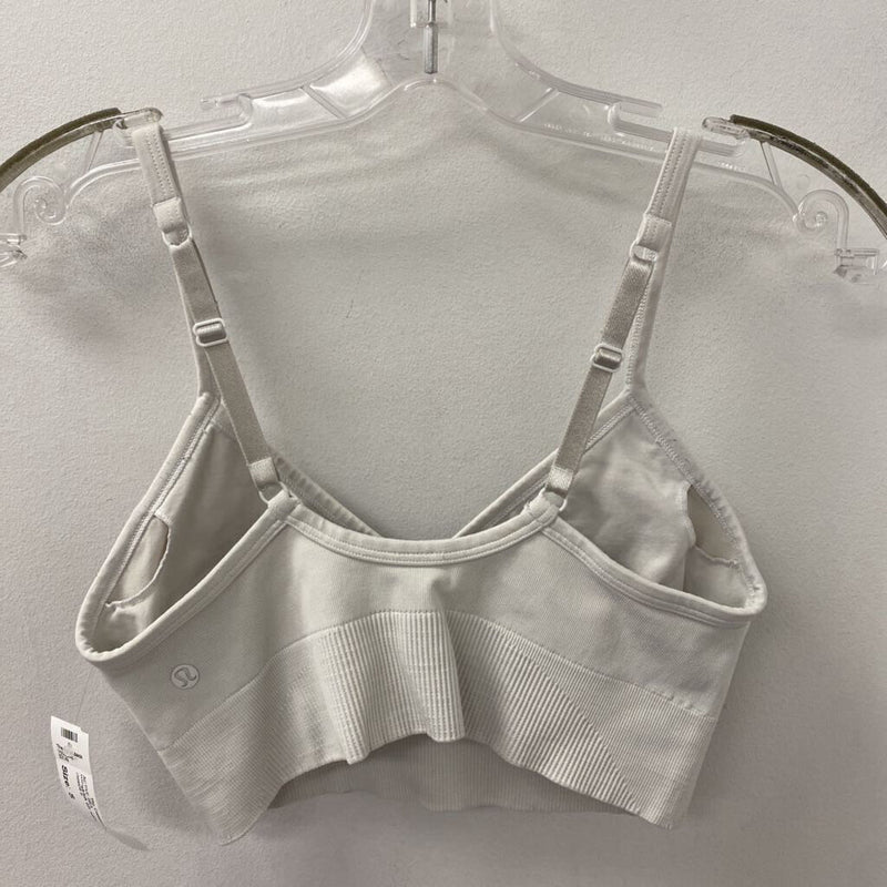 LULULEMON WOMEN'S ACTIVE BRA off white S