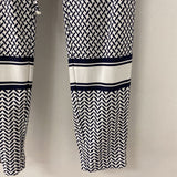 SEDUCTIVE pants WOMEN'S PANTS navy white 6/36