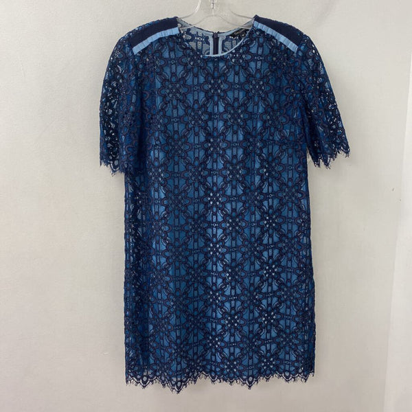 TARA JARMON WOMEN'S PARTY DRESS blue navy S/38