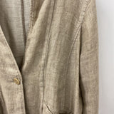 EILEEN FISHER WOMEN'S COAT beige M