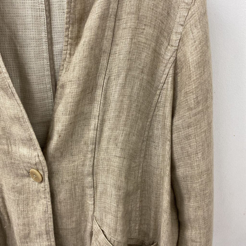 EILEEN FISHER WOMEN'S COAT beige M