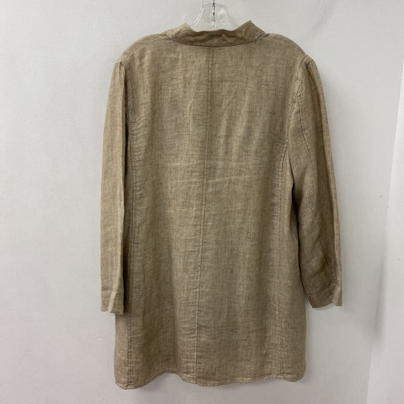 EILEEN FISHER WOMEN'S COAT beige M