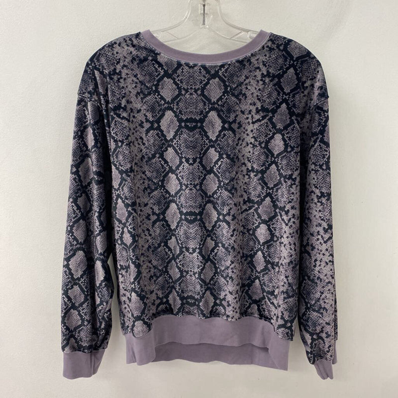 CHRLDR WOMEN'S ACTIVE TOP purple black M