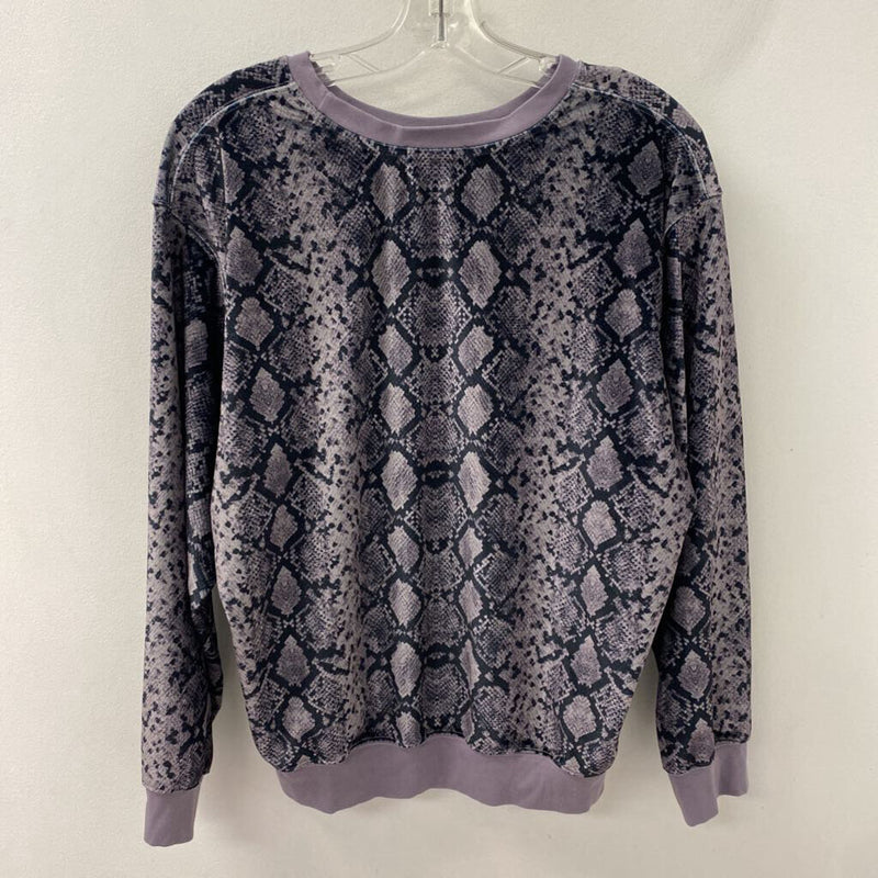 CHRLDR WOMEN'S ACTIVE TOP purple black M
