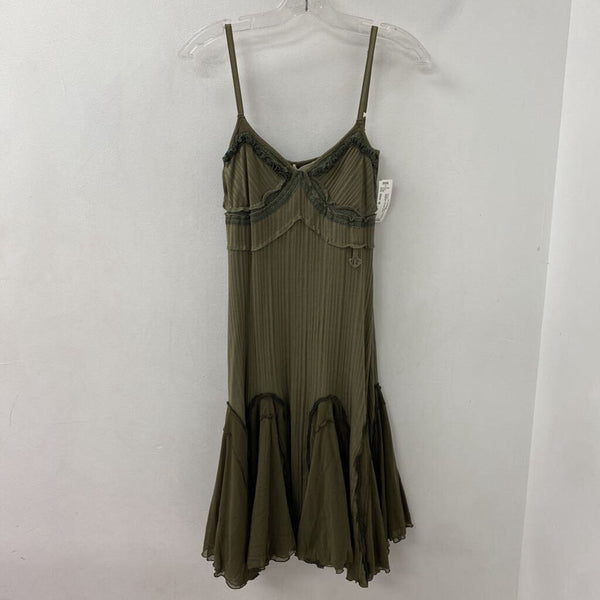 SHIRT PASSION WOMEN'S DRESS olive green M