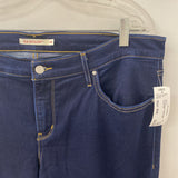 LEVI WOMEN'S JEANS indigo 16W
