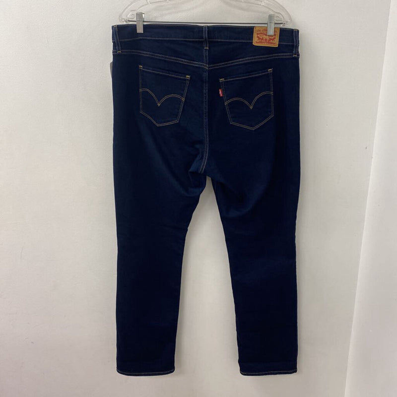 LEVI WOMEN'S JEANS indigo 16W