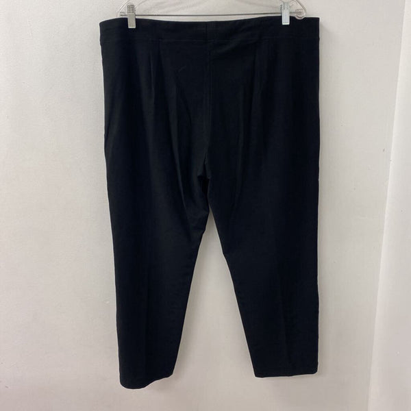 EILEEN FISHER WOMEN'S PLUS BOTTOM black 2X