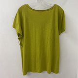EILEEN FISHER WOMEN'S PLUS TOP lime 2X