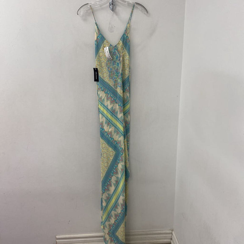 rubber ducky WOMEN'S DRESS beige blue yellow L