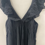 MANGO/MNG WOMEN'S DRESS black stripe XL