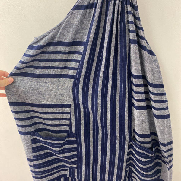 OLD NAVY WOMEN'S DRESS navy stripe L
