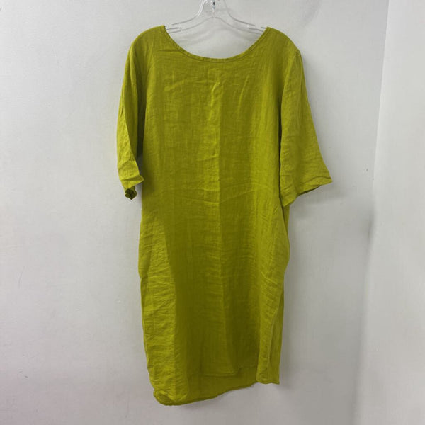 made in Italy WOMEN'S DRESS lime M