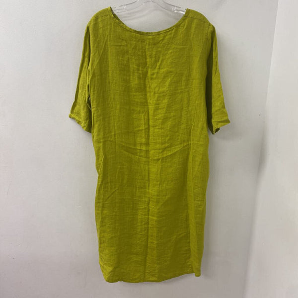 made in Italy WOMEN'S DRESS lime M