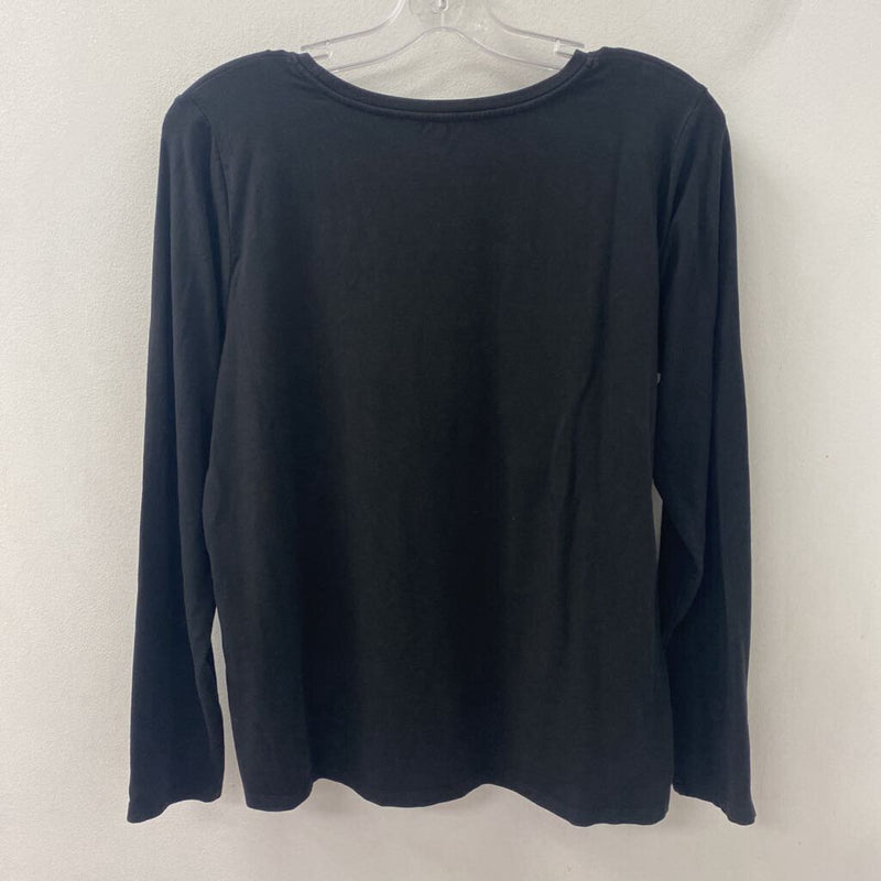 EILEEN FISHER WOMEN'S T-SHIRT black M