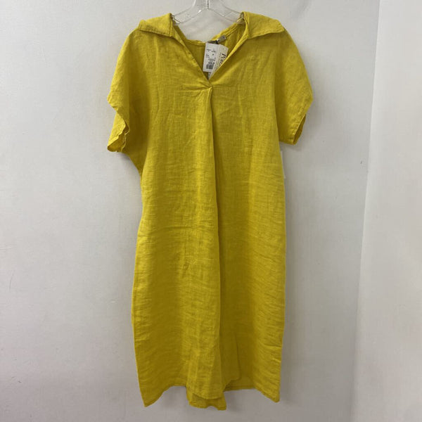 LUNGO L'ARNO WOMEN'S PLUS DRESS yellow 1X