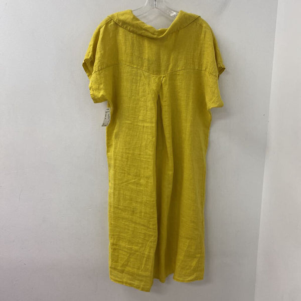 LUNGO L'ARNO WOMEN'S PLUS DRESS yellow 1X