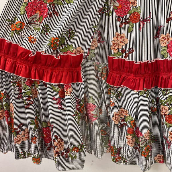 TENAX WOMEN'S DRESS stripes and floral 44