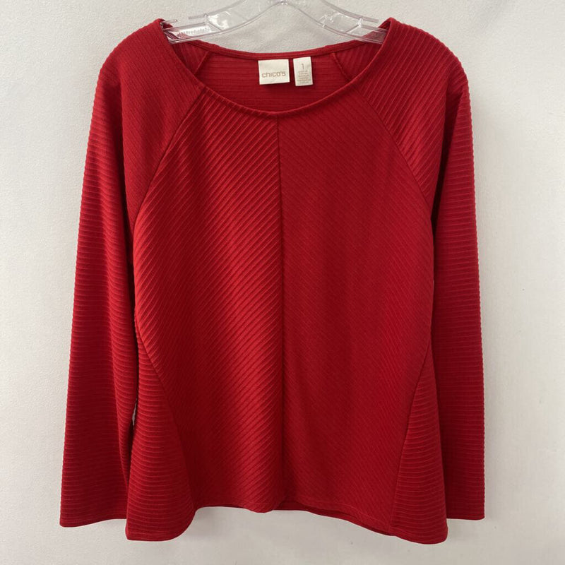CHICOS WOMEN'S TOP red S/1