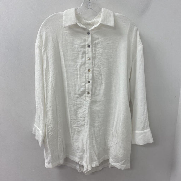 12TH TRIBE WOMEN'S ROMPER white XS