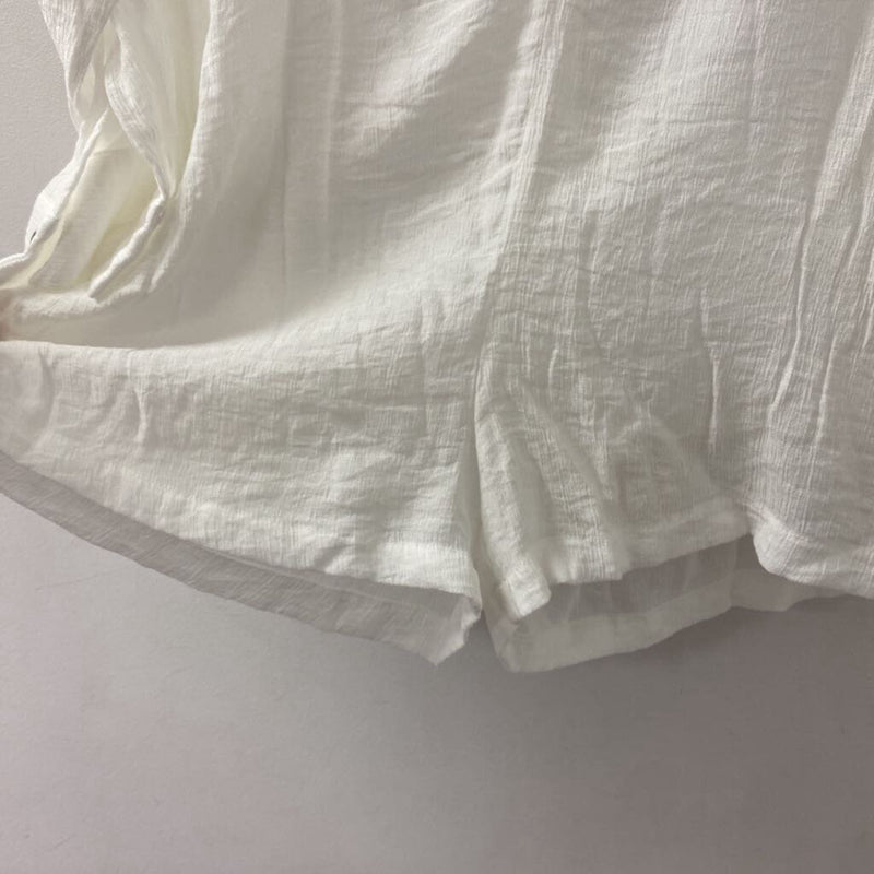 12TH TRIBE WOMEN'S ROMPER white XS