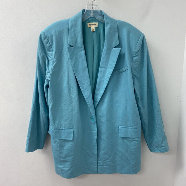 NORDSTROM WOMEN'S BLAZER/JACKET teal L
