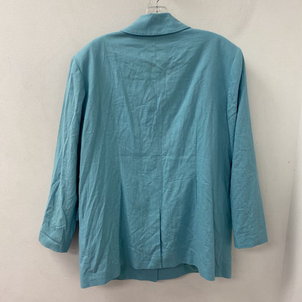 NORDSTROM WOMEN'S BLAZER/JACKET teal L