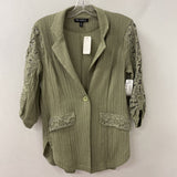 picadilly WOMEN'S BLAZER/JACKET olive green XS