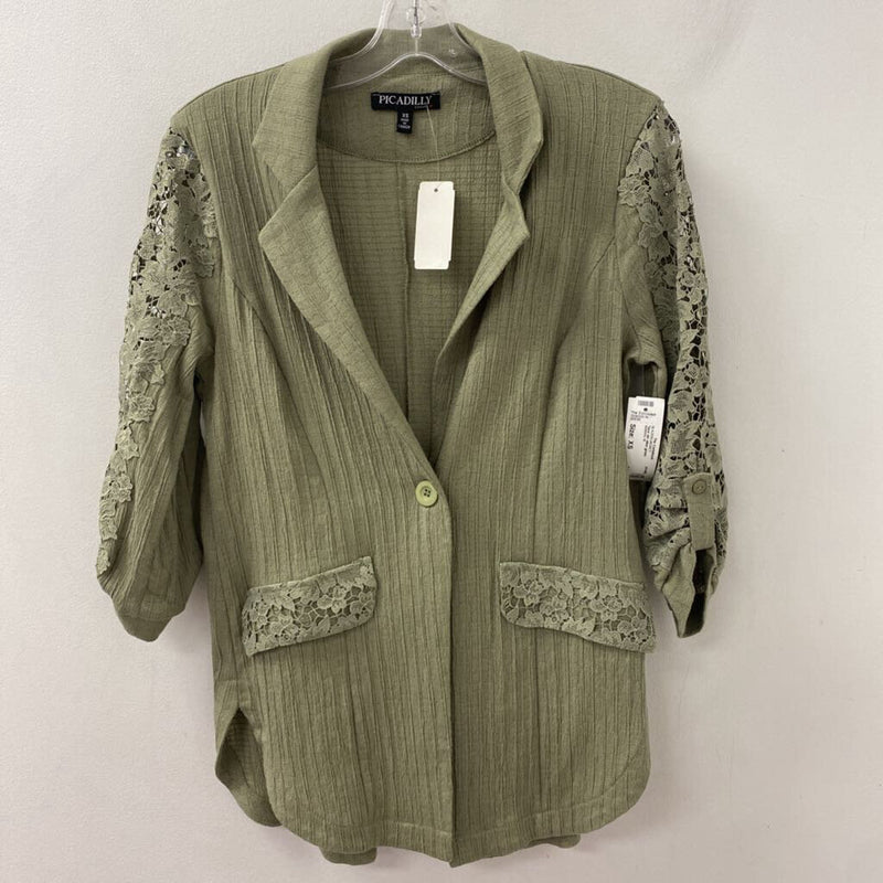 picadilly WOMEN'S BLAZER/JACKET olive green XS