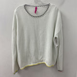 ZAKET & PLOVER WOMEN'S SWEATER cream yellow L