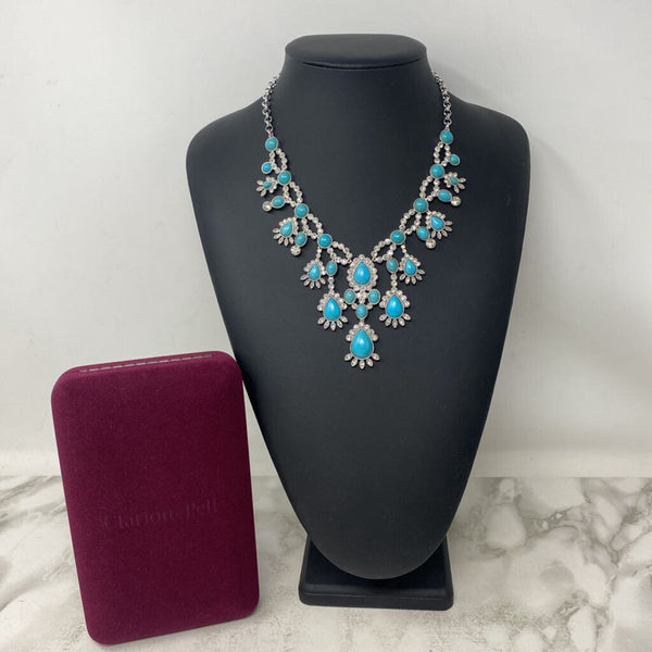 CLARION PELL WOMEN'S NECKLACE turquoise clear