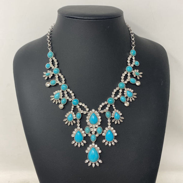CLARION PELL WOMEN'S NECKLACE turquoise clear