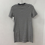 ZARA WOMEN'S DRESS black white mix XS