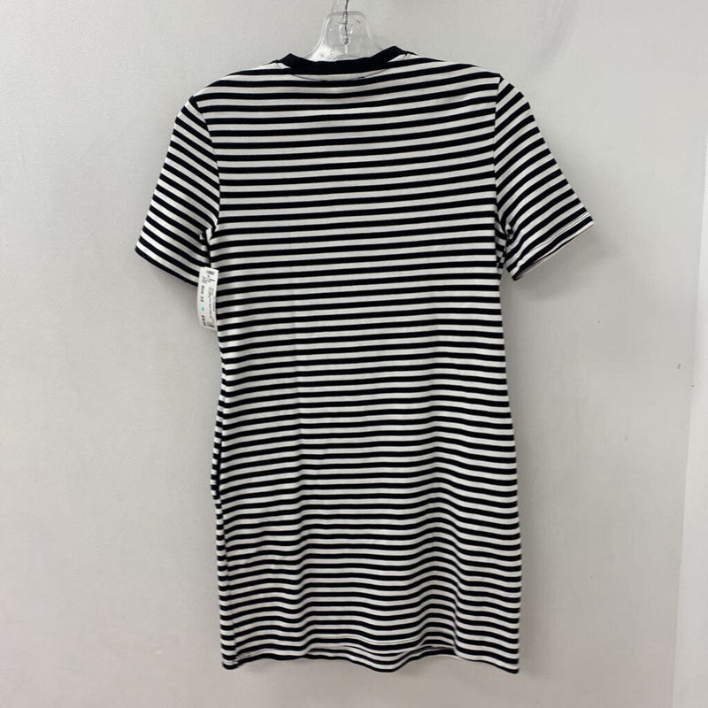 ZARA WOMEN'S DRESS black white mix XS