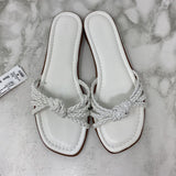 SAKS FIFTH AVE WOMEN'S SANDALS white 38.5