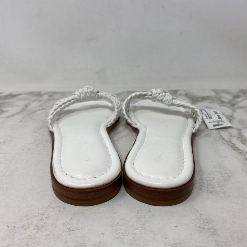 SAKS FIFTH AVE WOMEN'S SANDALS white 38.5
