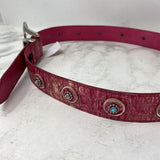 WOMEN'S BELT pink silver 36"