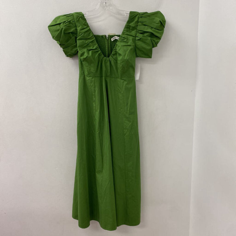 ABERCROMBIE & FITCH WOMEN'S DRESS green XS