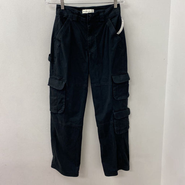 ABERCROMBIE & FITCH WOMEN'S PANTS black S/26