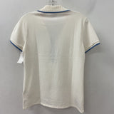 PUMA WOMEN'S ACTIVE TOP off white blue mix S