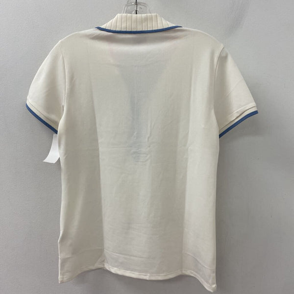 PUMA WOMEN'S ACTIVE TOP off white blue mix S